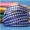 Order  10mm Gingham Ribbon - Royal